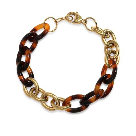 tortoise shell bracelet|tortoise shell chain bracelet.